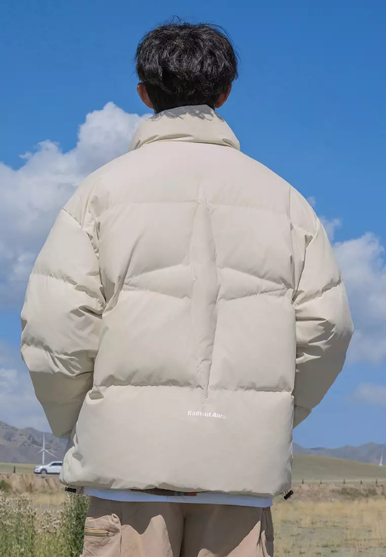 Stand Collar Quilted Cotton Coat RA-L5126