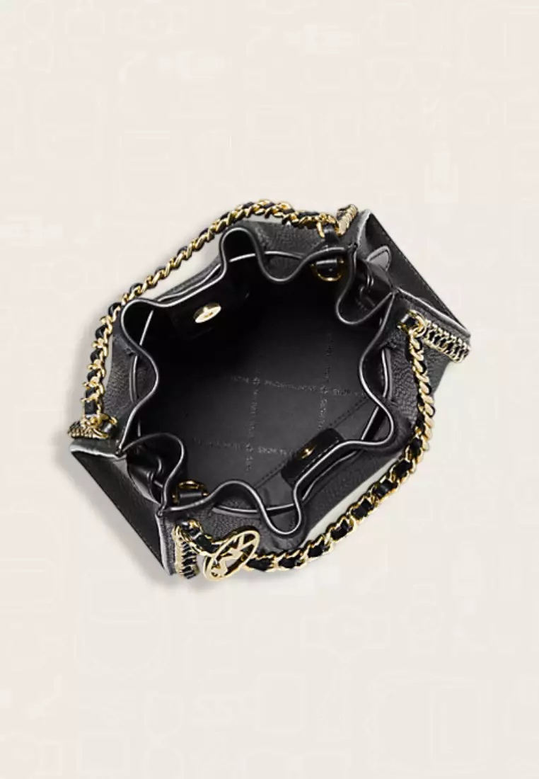 Michael Kors Mina Small Chain Crossbody Bag Black