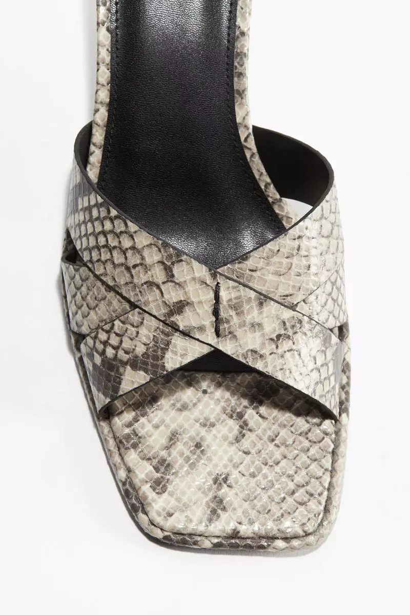 Block-heeled sandals