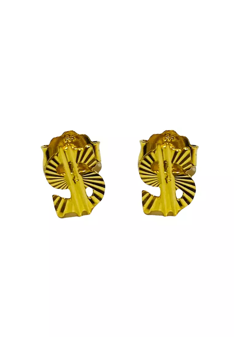 Mens deals gold earing