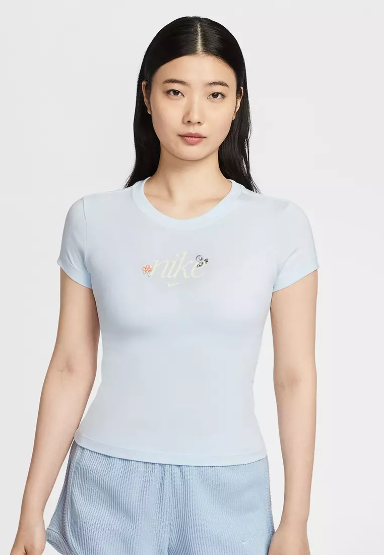 ★ Nike★ Sportswear Chill Knit T-shirt W Blue Tint Sale FV Nike Women's Sportswear Chill Knit T-Shirt | Academy
