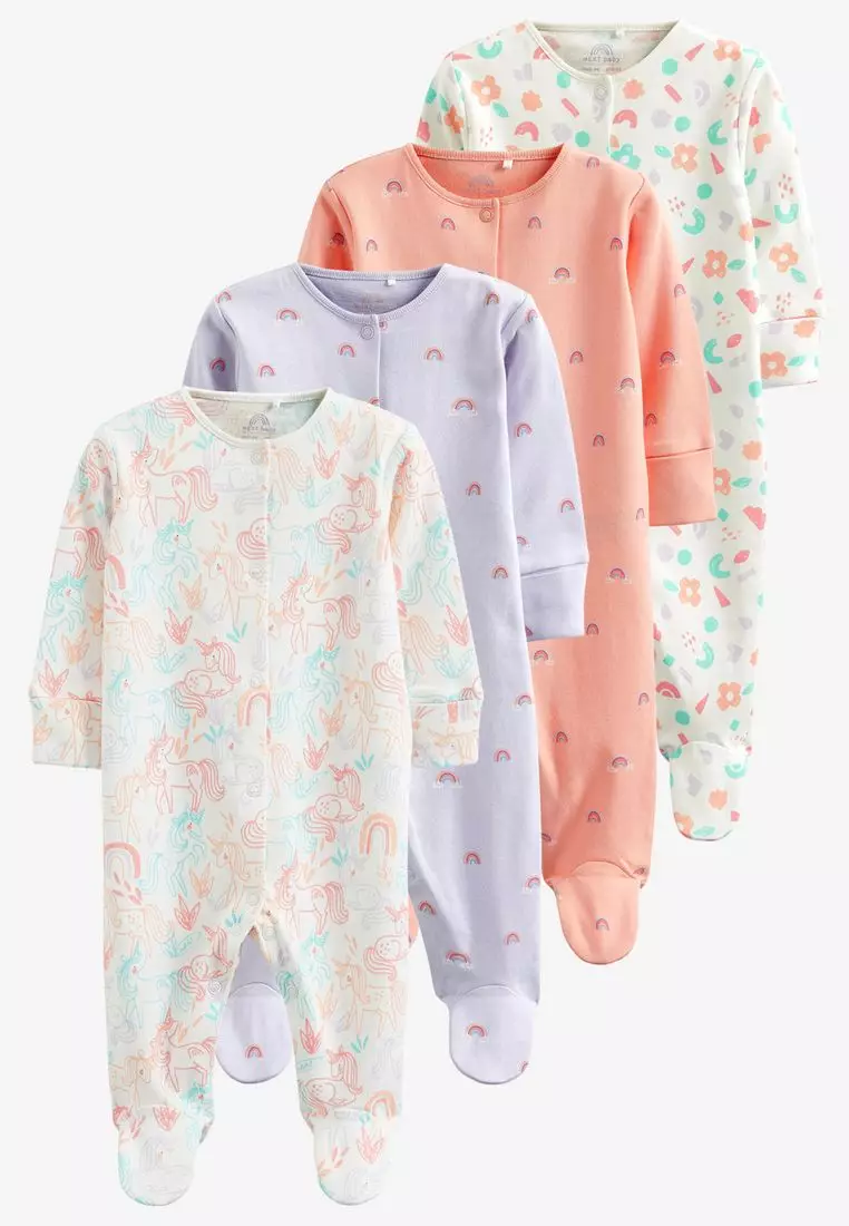Baby Sleepsuit 4 Pack