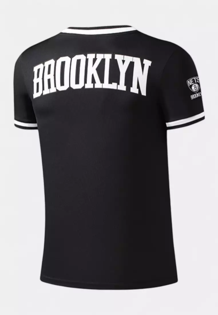 Primary Logo Team Brooklyn Nets Regular Fit Mesh Jersey
