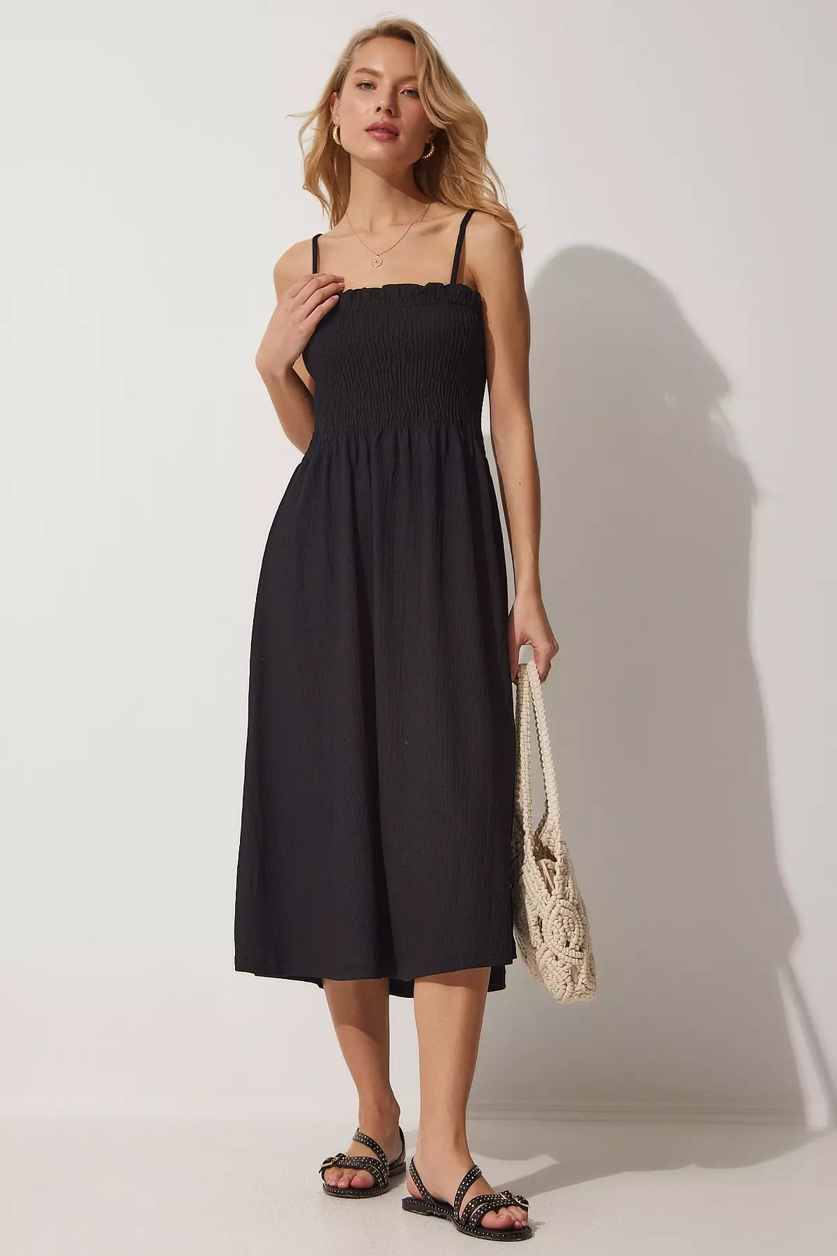 Buy Happiness Istanbul Shirred Summer Dress 2024 Online ZALORA