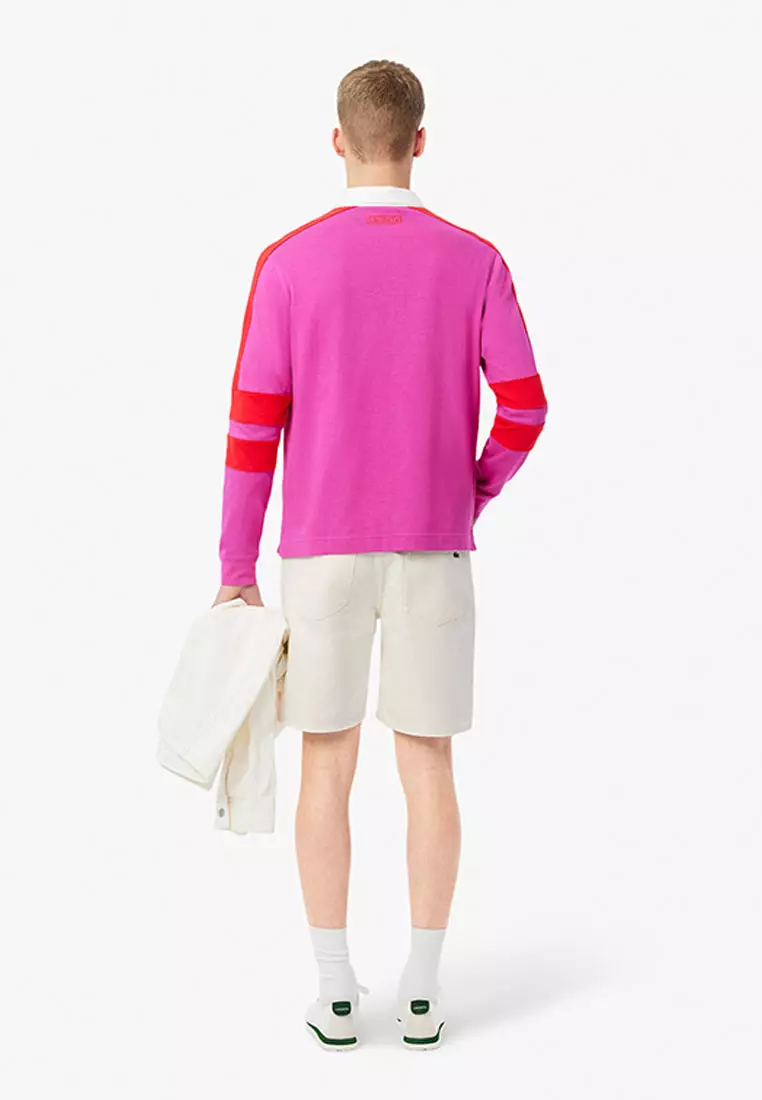 Straight Fit Denim Bermuda Shorts