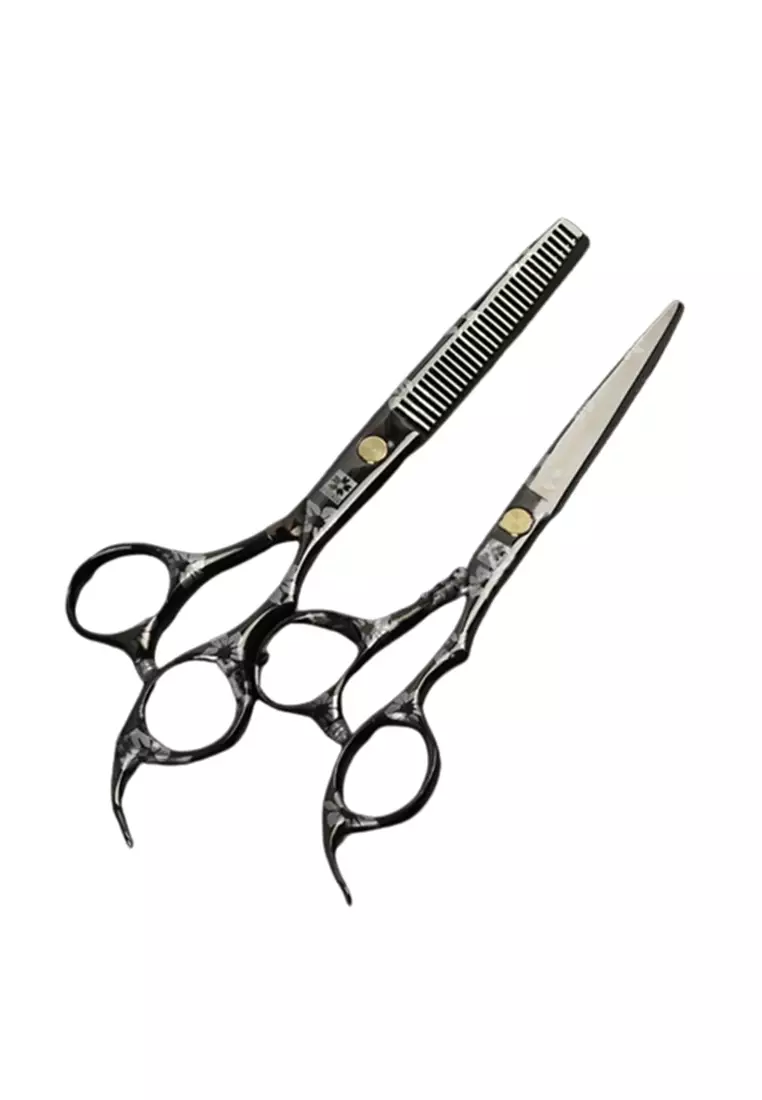 Jual Evernoon Sakura Gunting Rambut Model Flat Cut 6 Inch Cl6 Stainless Steel Original Black 