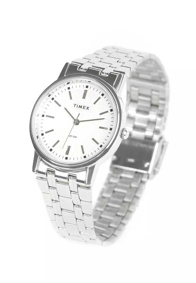 Timex AB Series Silver Stainless Steel Mens Watch TA319 CLASSICS