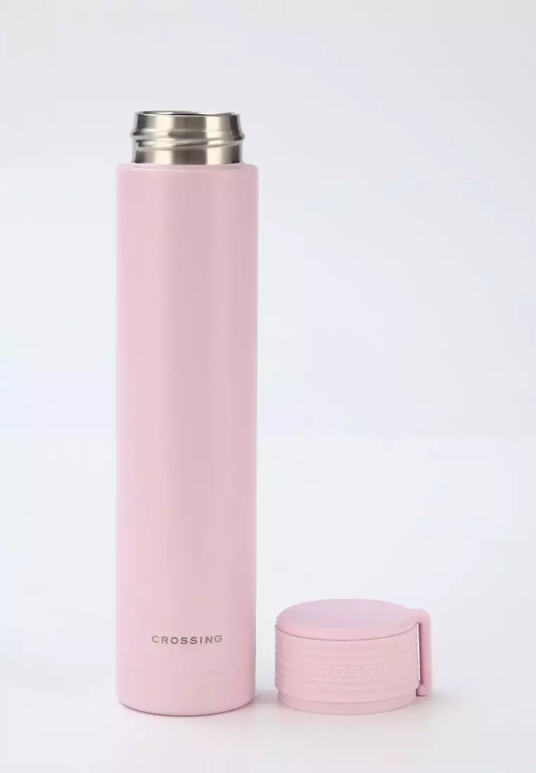 Crossing Compact Slim Insulated S/S Bottle 250ml - Blush Pink