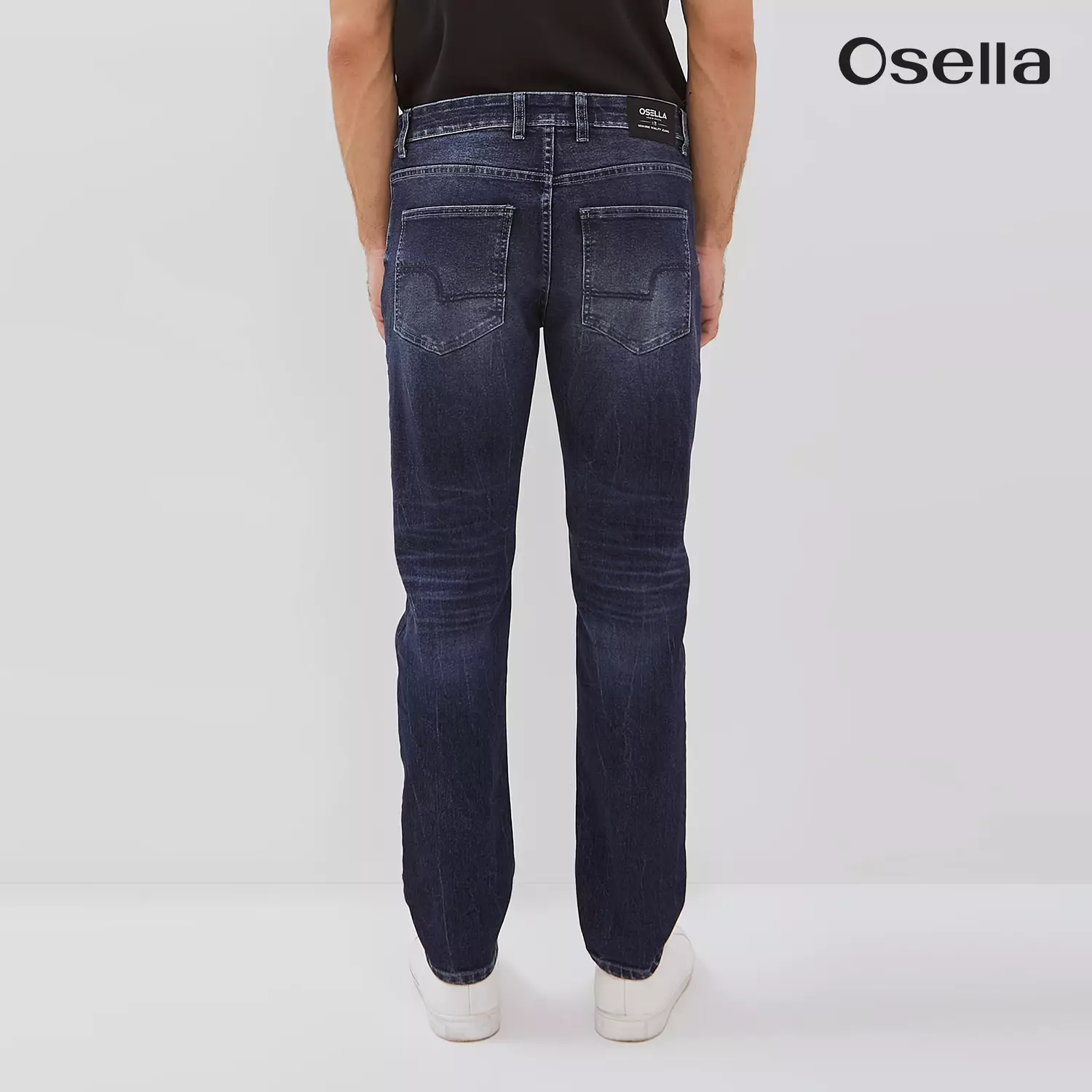 Osella Slim Fit Dean Denim Jeans In Dark Blue Wash 208O5019A3 Celana  Jeans Panjang Laki Laki