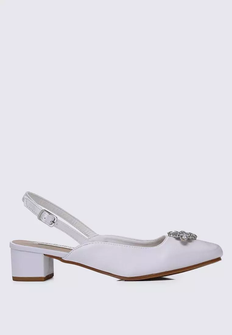 Discount on My Ballerine  shoes - SKU: My Ballerine Maeve Comfy Heels In Ivory