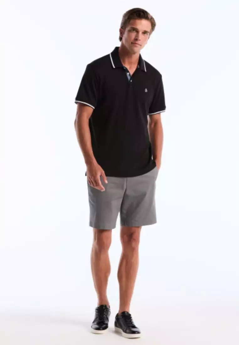 Cotton Interlock Tipped Polo