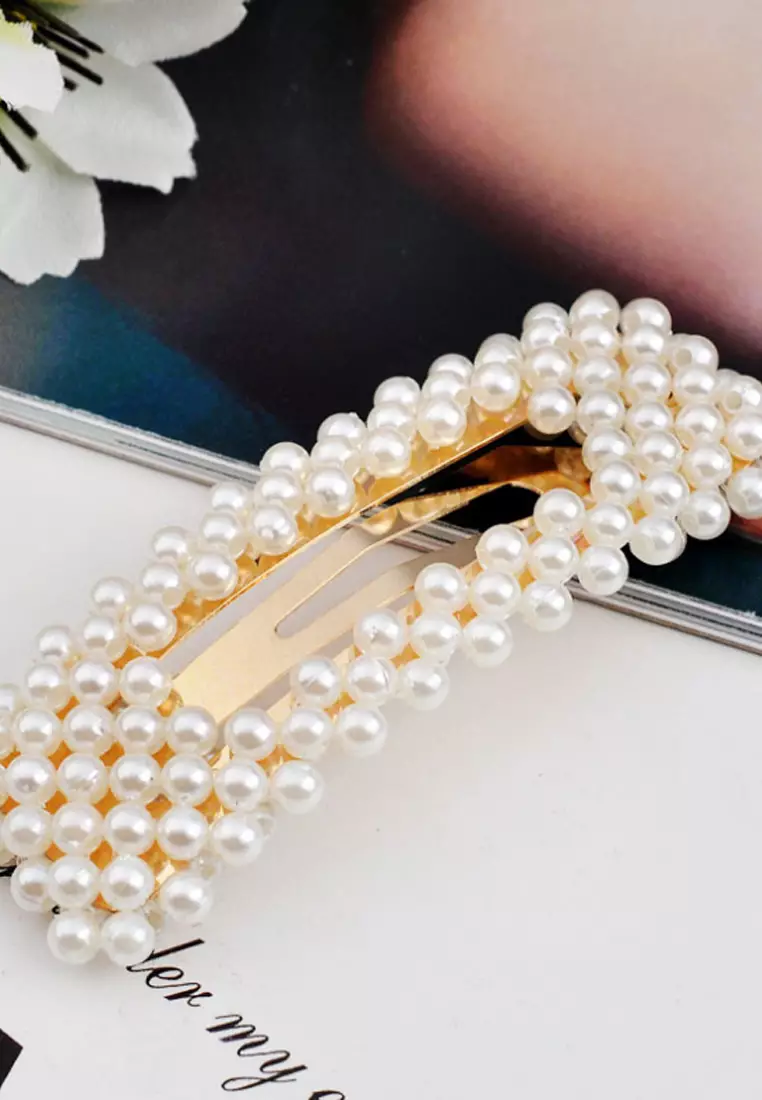 Buy Kings Collection Faux Pearl Hair Clip (UPHA20083) Online ZALORA