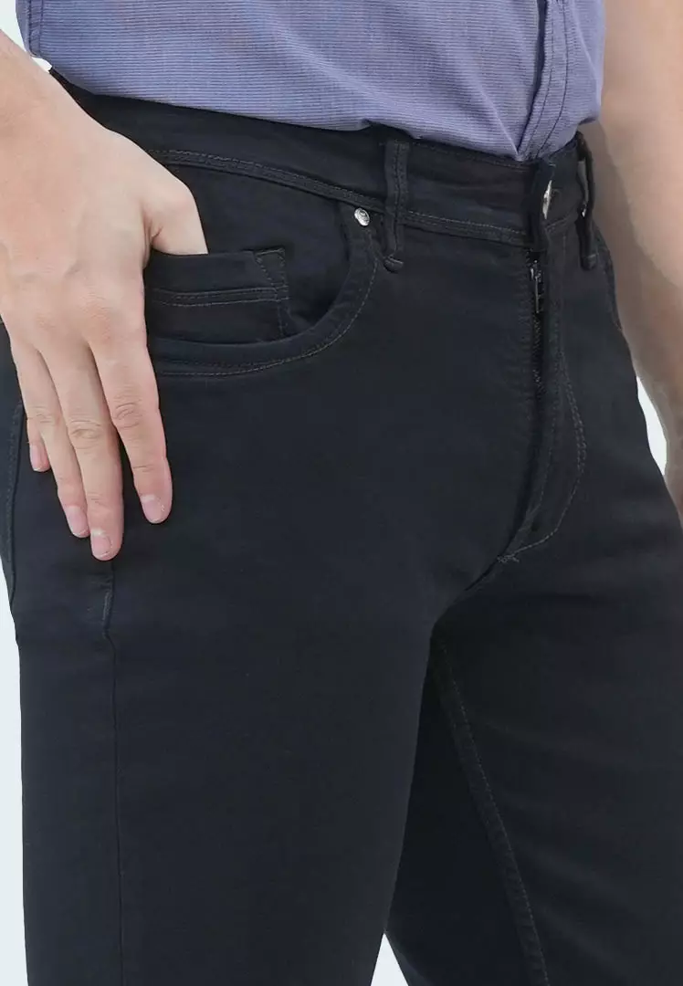 LGS - Jeans Denim Pria - Celana Panjang - Perfect Fit - Hitam - JPF.494.PS100.045.C