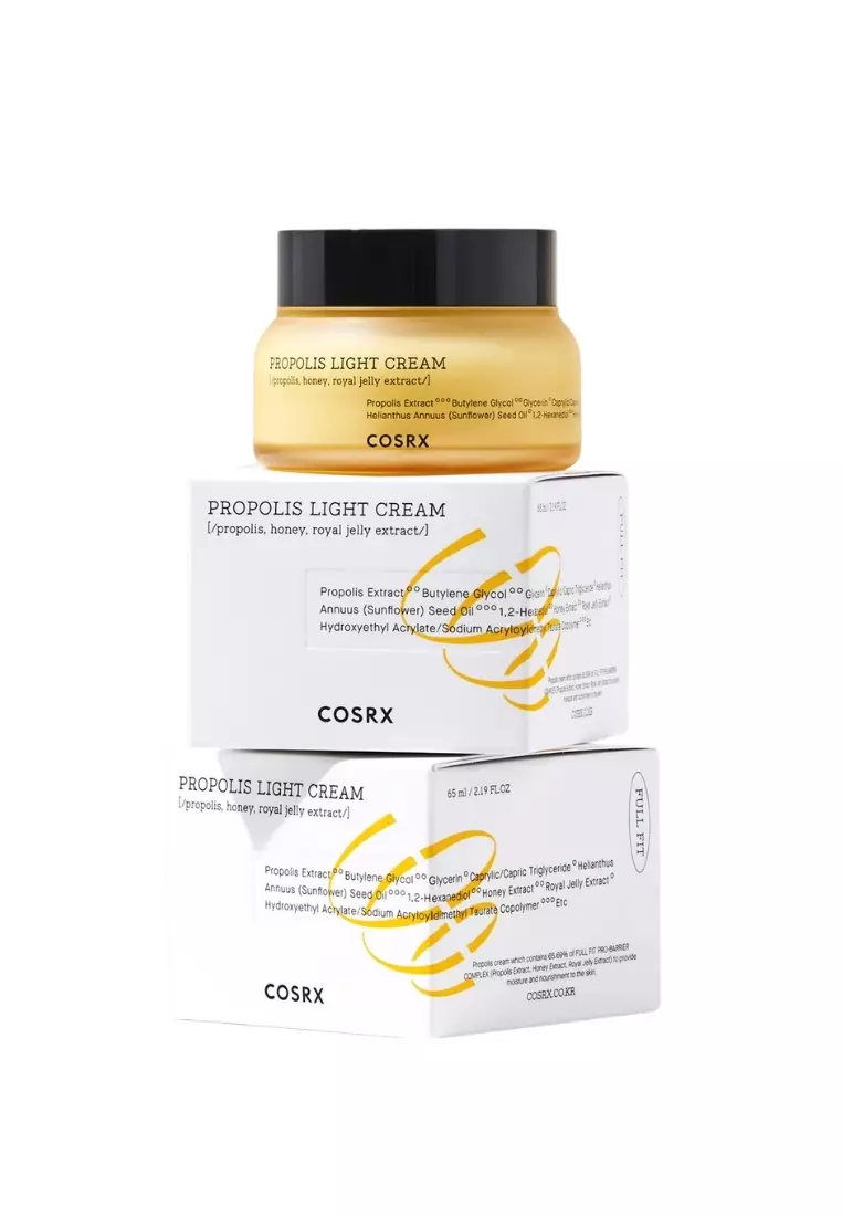 Cosrx Propolis Set(Toner 150ml +Ampoule 30ml+ Cream 65ml + 1's Mask) For Dry & Rough Skin