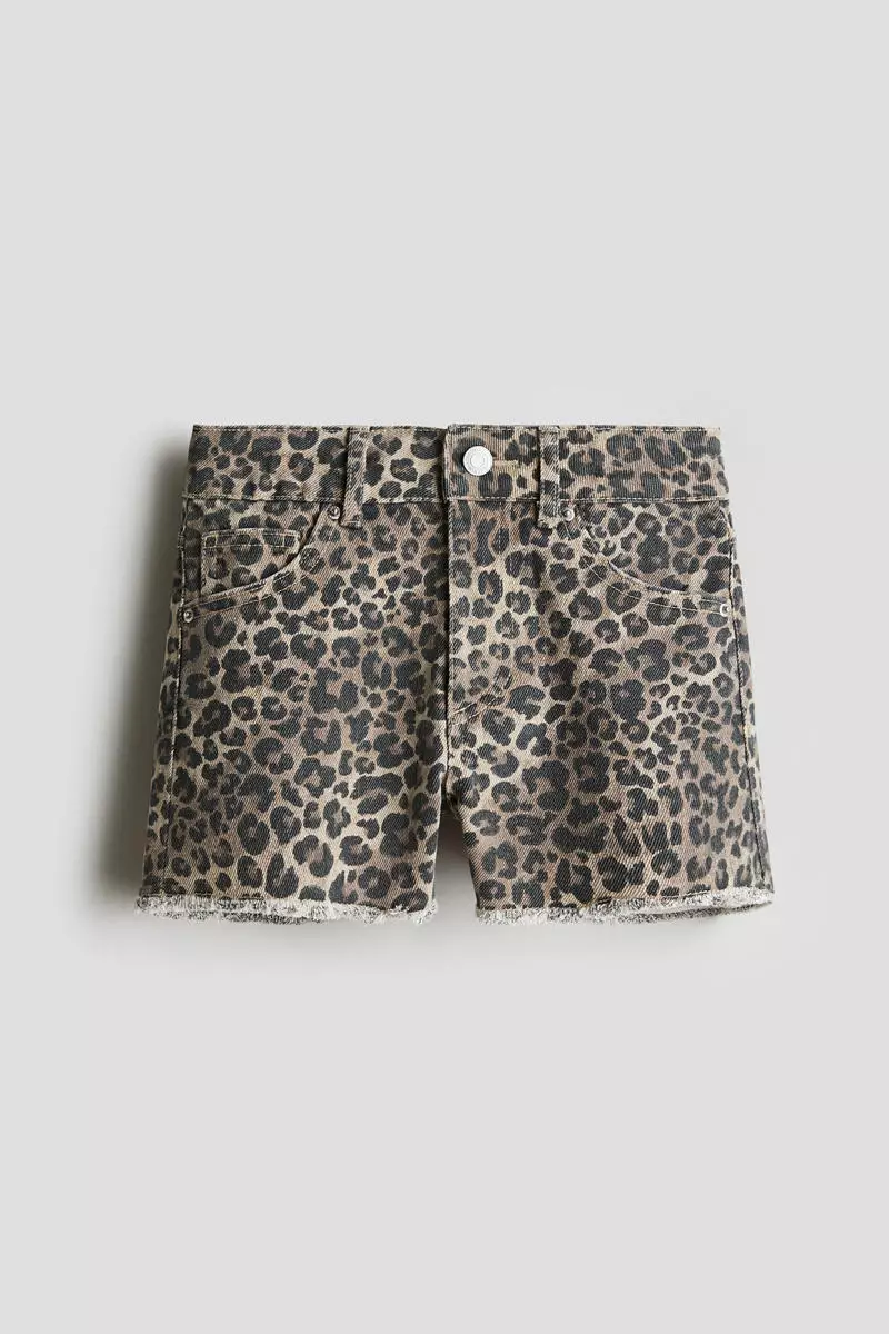 Denim shorts