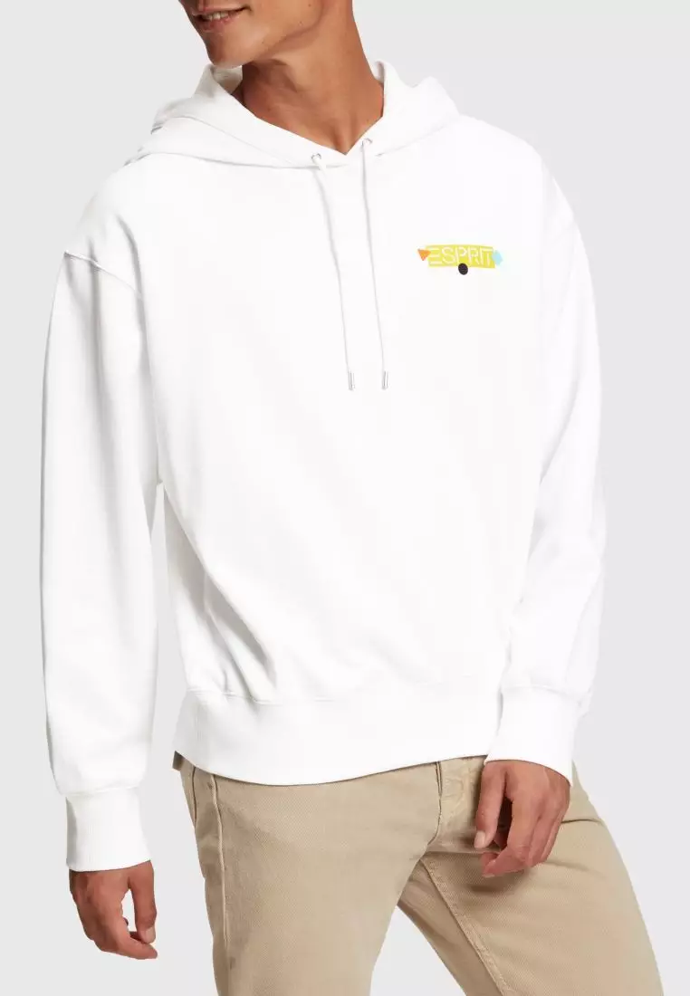 White hoodie graphic new arrivals