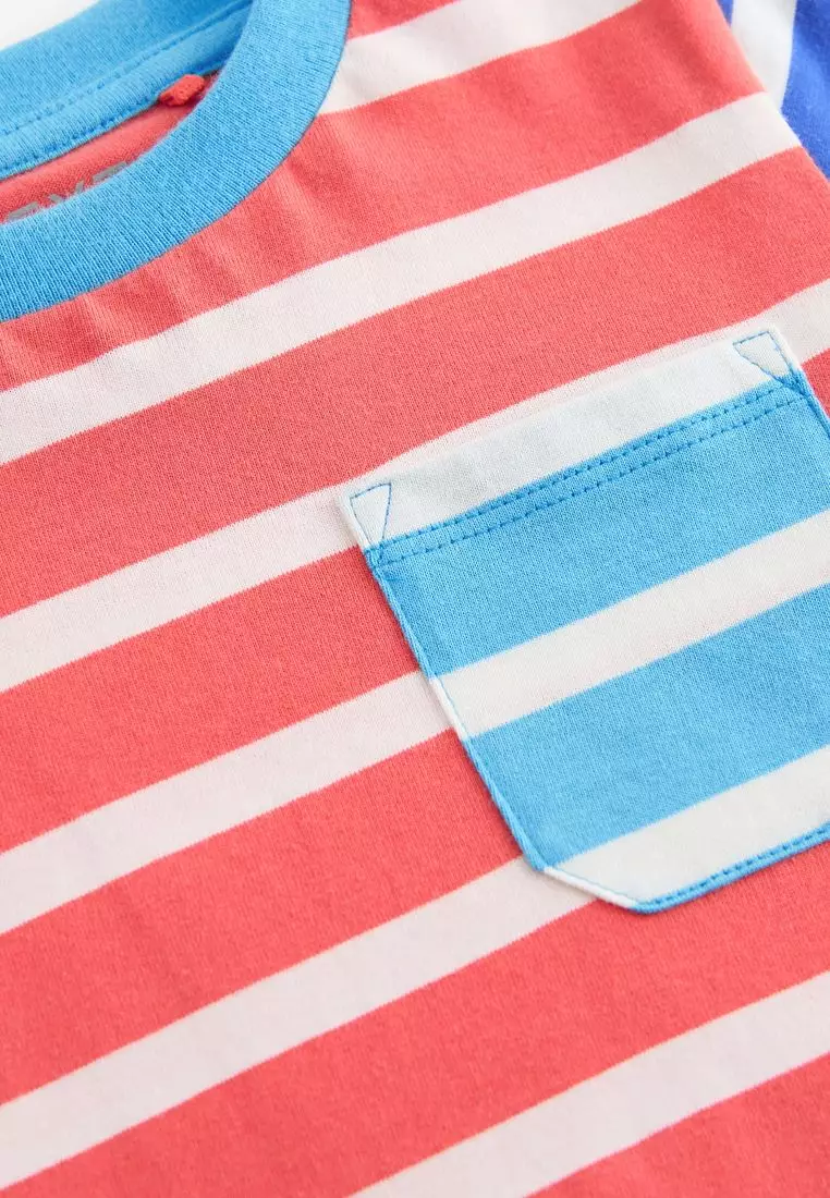 100% Cotton Short Sleeve Stripe T-Shirt