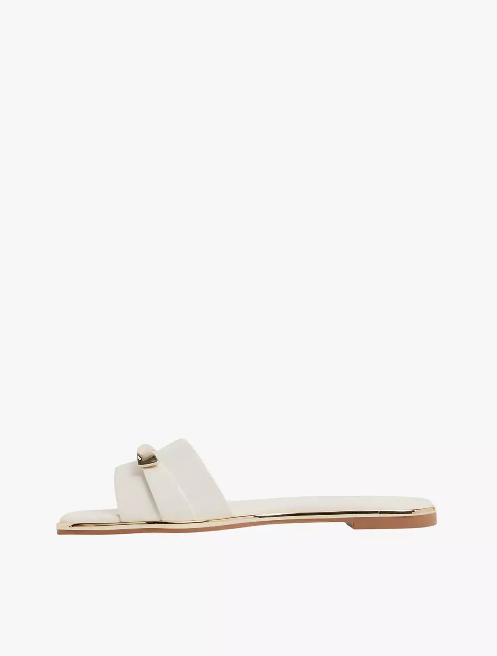 Aldo Darlina Flat Sandals - White/Bone