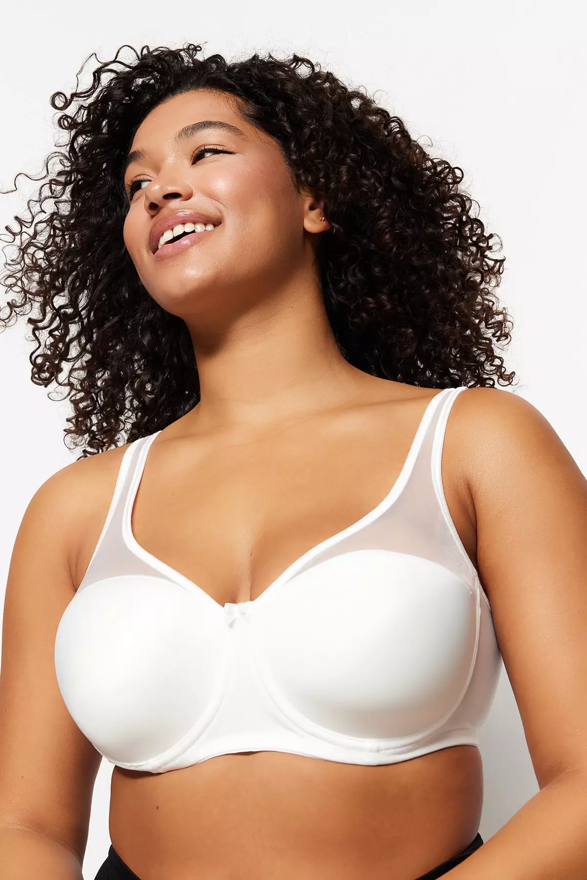 Plus Size Mesh Bra