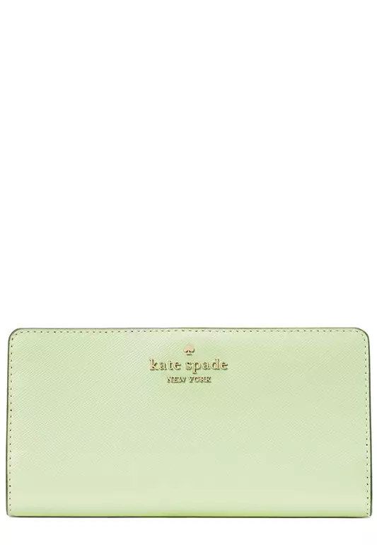 Madison Large Slim Wallet in Matcha Latte KI366