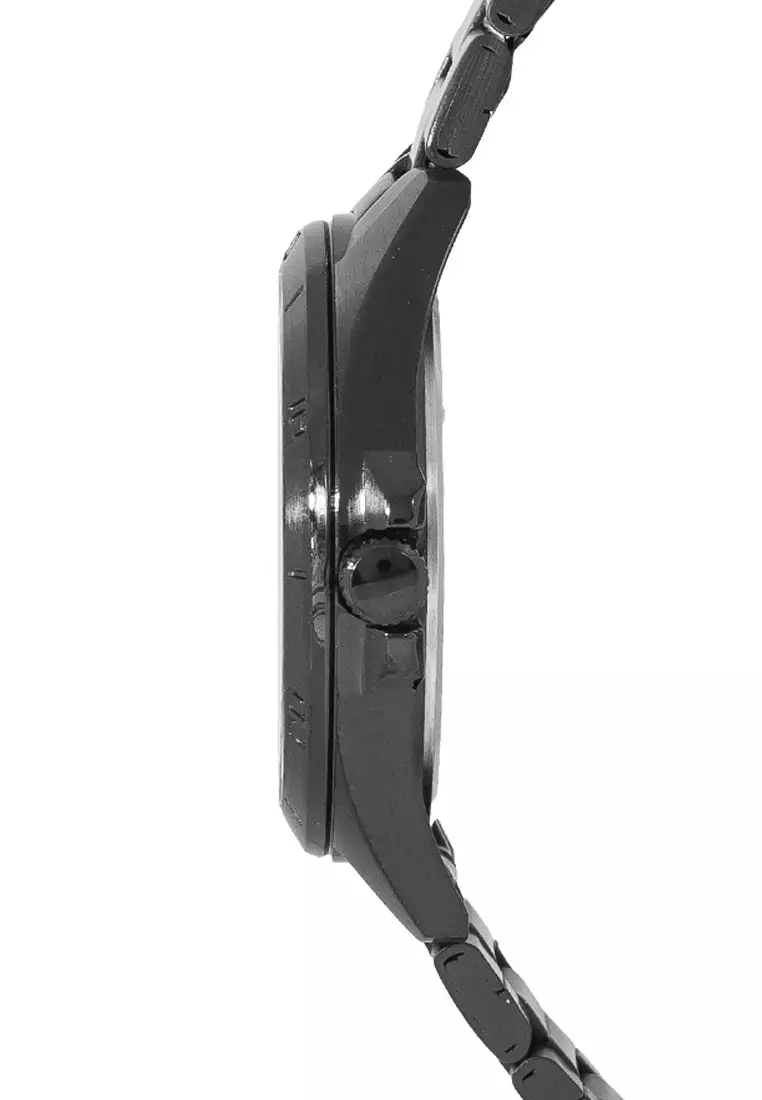 Alexandre Christie Jam Tangan Wanita - Black Silver - Stainless Steel - 1011 LDBIPBASL