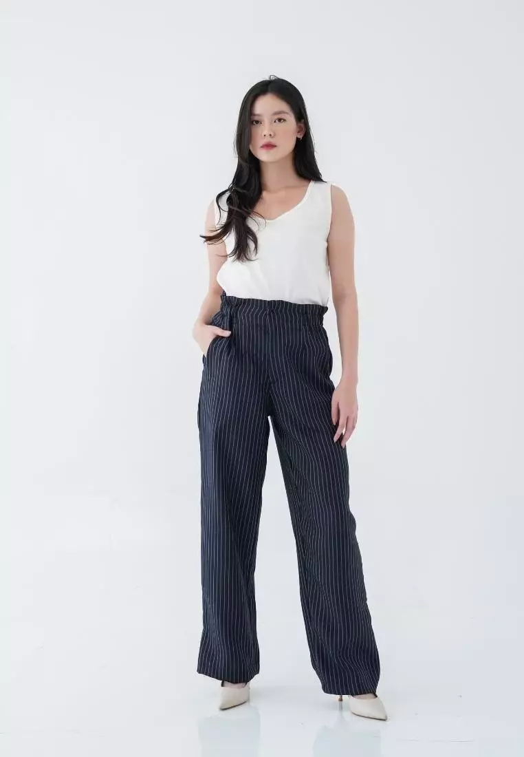 Mille fleur rachel pants black