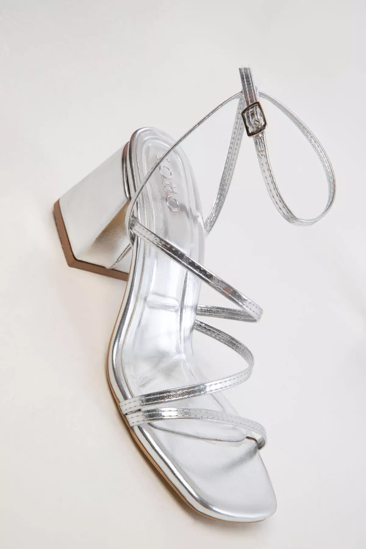 Silver Women's Classic Heeled Shoes 20317