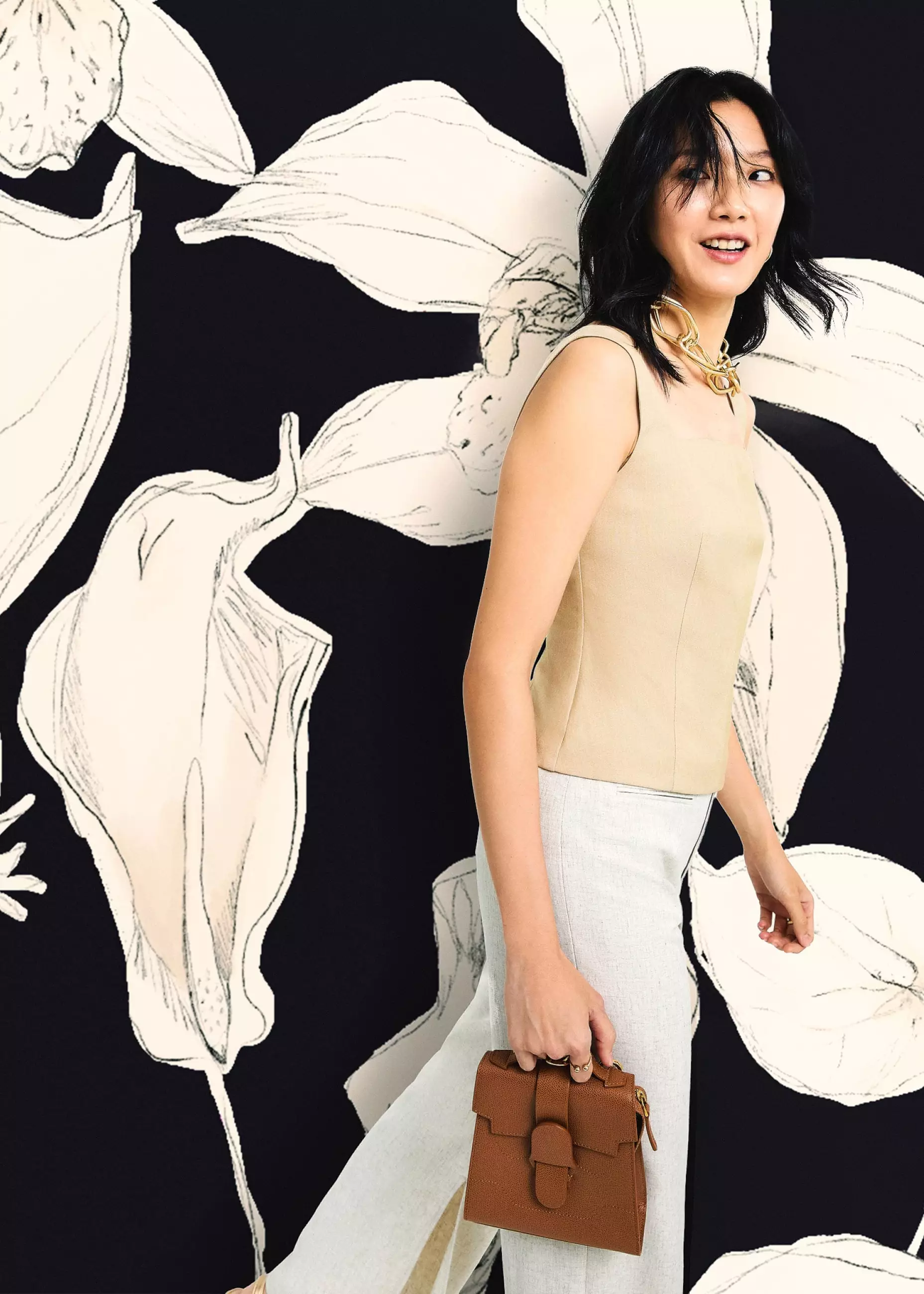 Atasan Wanita - Jasmine Soft Square Neck Fitted Top