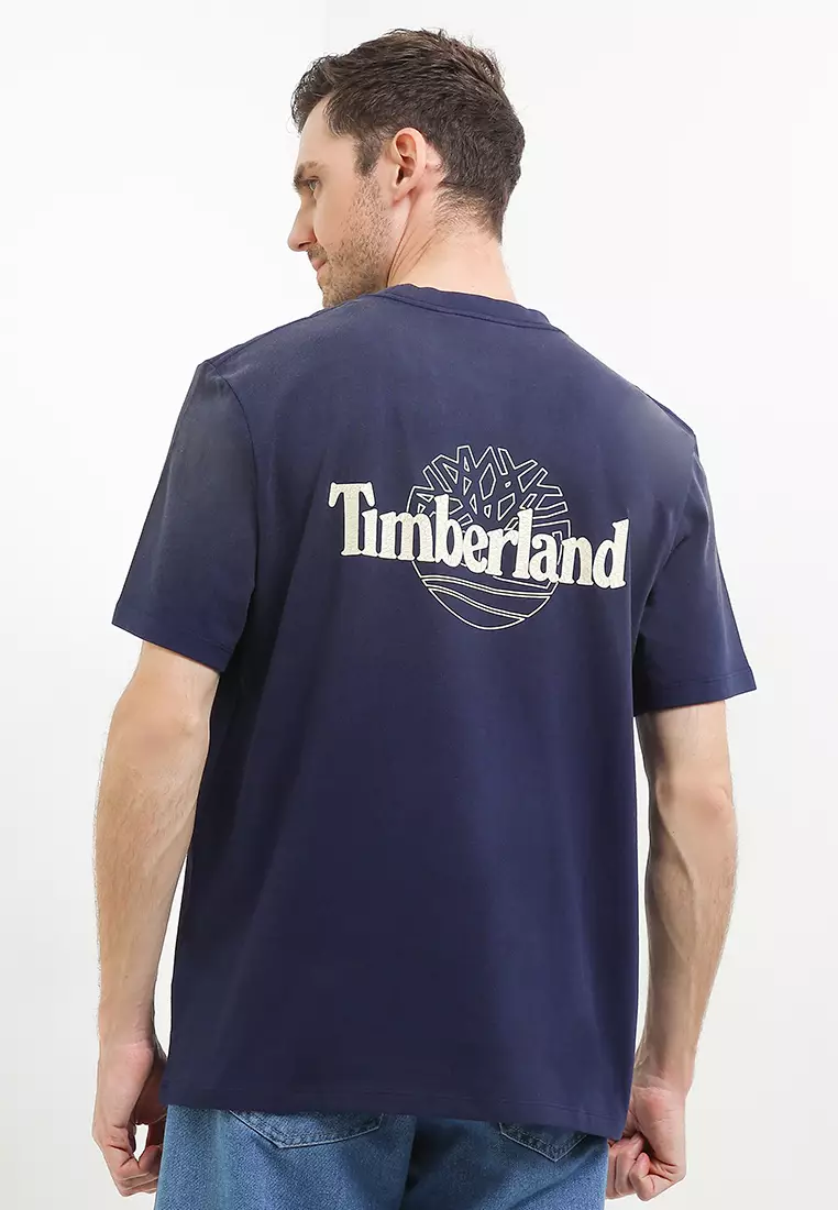 Sunfaded Back Tree Logo Graphic Hw Tee