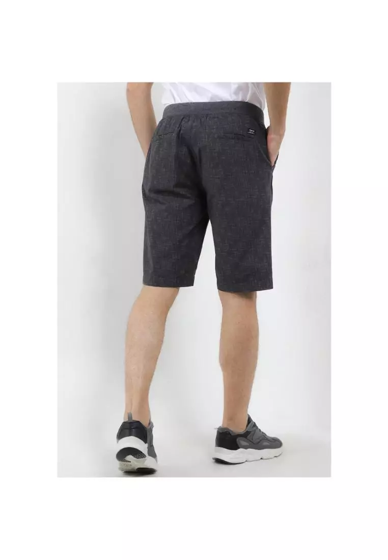 TRIPLE Celana Pendek Chinos Stretch (348 848 DGR) - Dark Grey