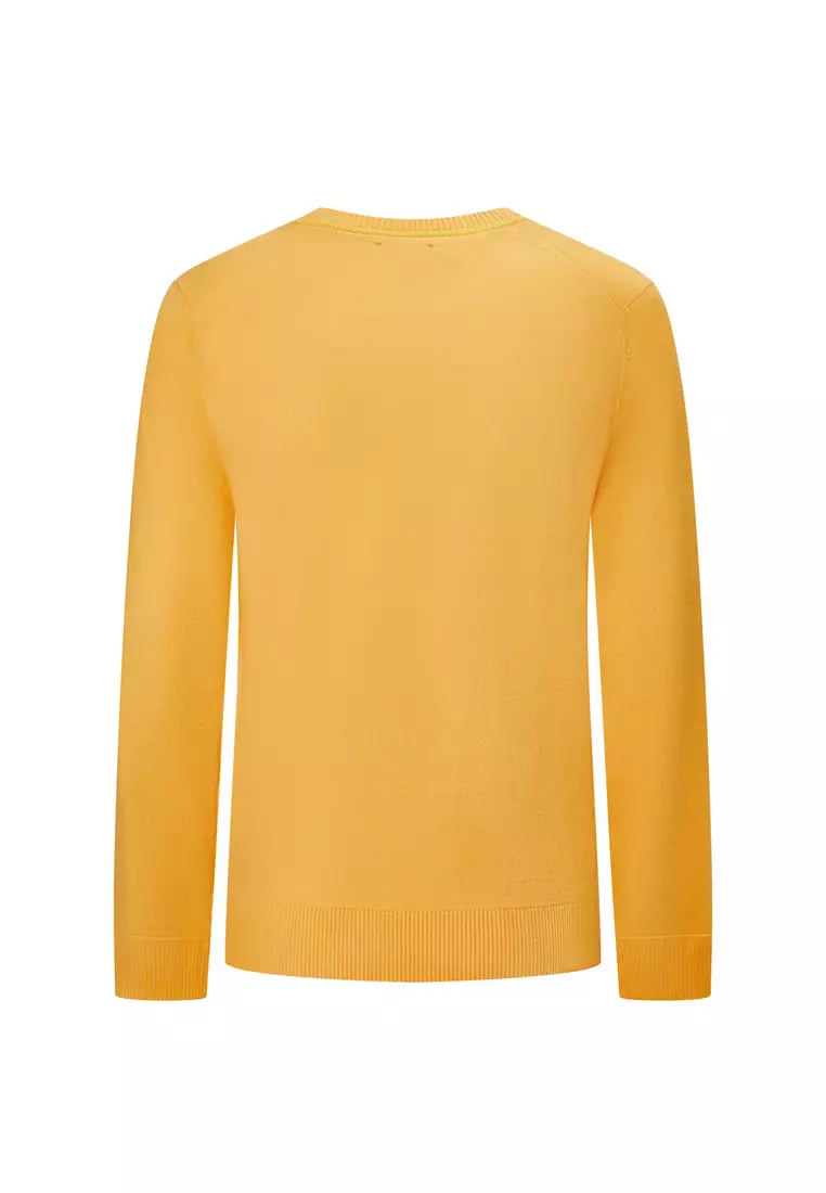 Outer V Neck Dry Touch Compact Sweater