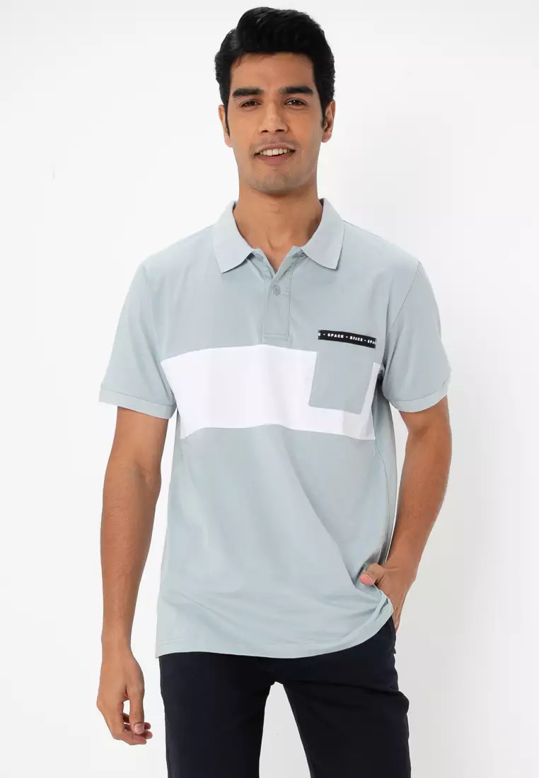 Space Block Polo Shirt