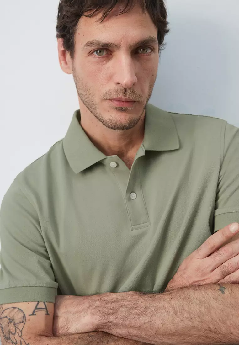 Regular-Fit Cotton Piqué Polo Shirt