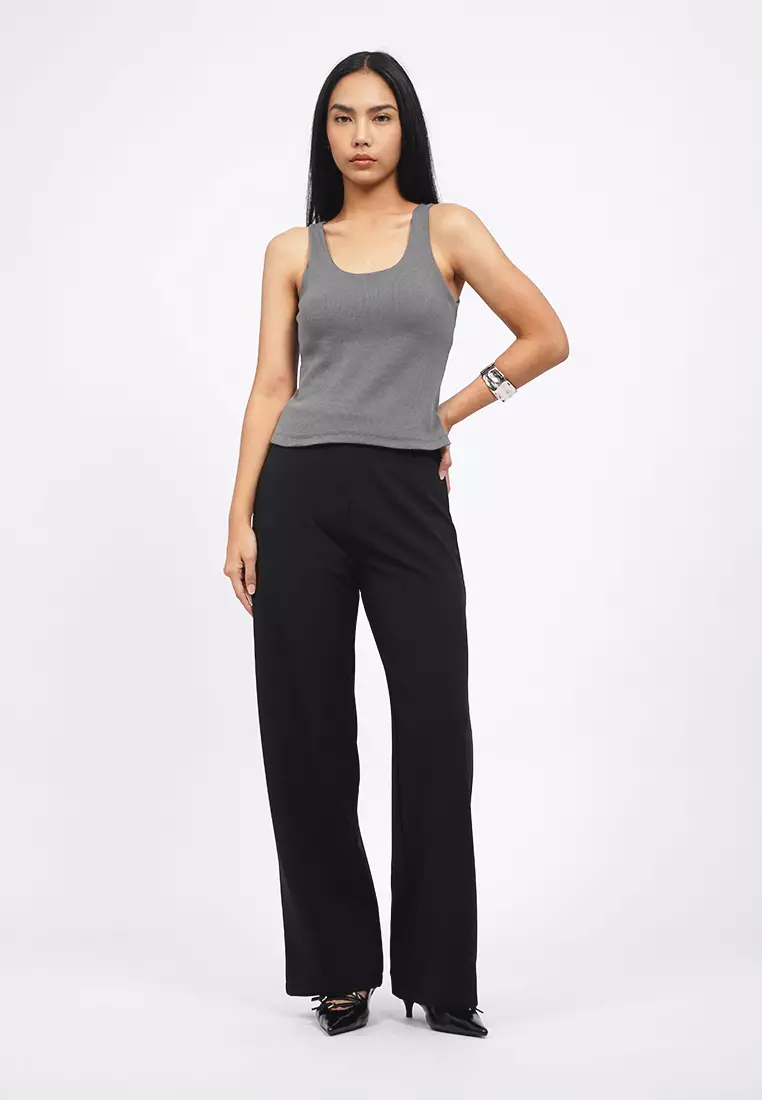 Fitted Tank Top with Bra Pads