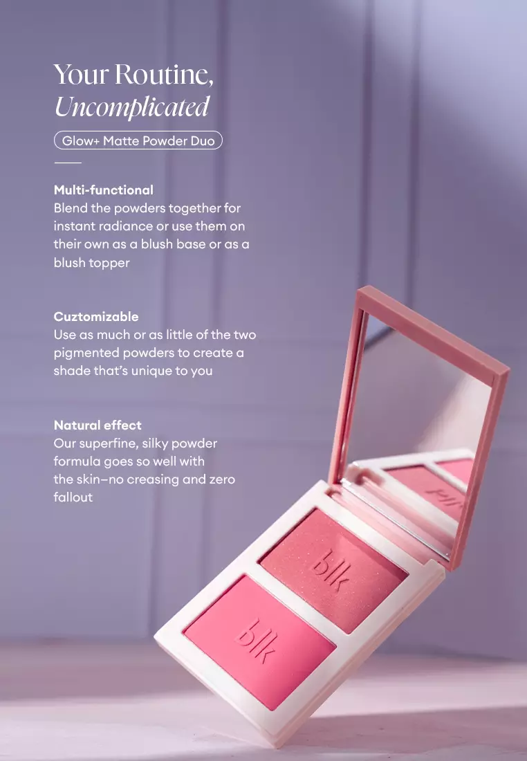 daydream dual blush palette powder - dreamy dahlia