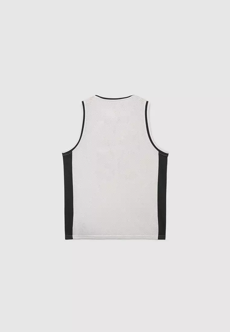 Men's Basketball Print Mesh Tank Top