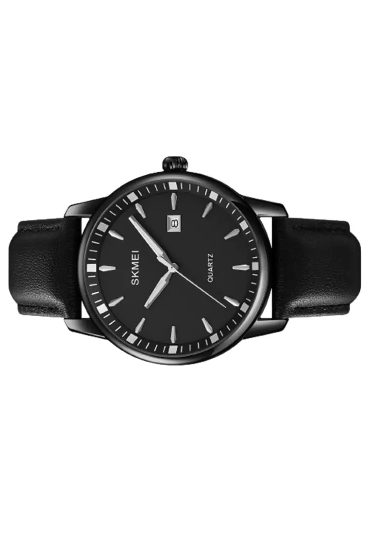 Jam Tangan Analog Pria Elegan Strap Leather Waterproof ORIGINAL