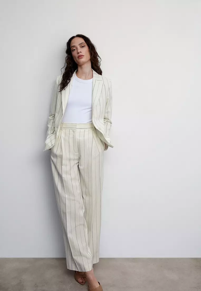 Striped Suit Trousers