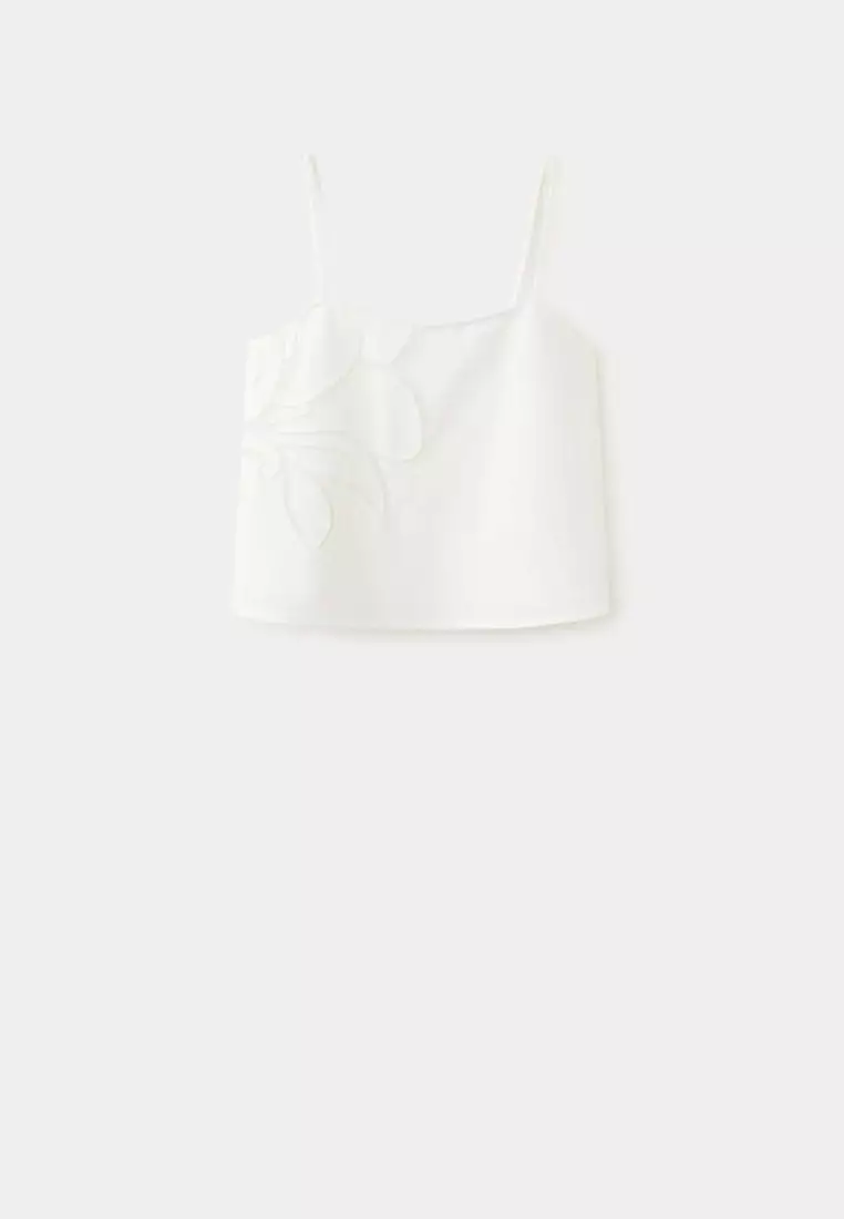 Floral Detail Strappy Top
