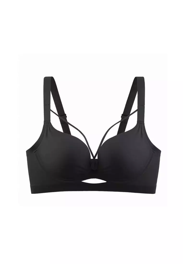 Milano Wireless Push Up Bra in Black