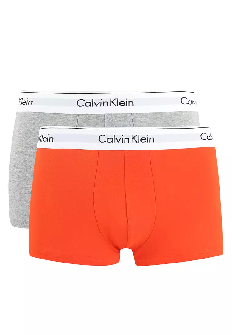 Buy Calvin Klein Modern Cotton Stretch Trunks 2 Pack - Calvin Klein ...