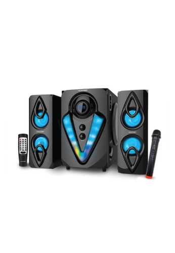 Vinnfier Vinnfier Champ 202 BTRM 2.1 Speaker with Karaoke System - 7 Colors Pulsating LED Light AA95DESA74579CGS_1
