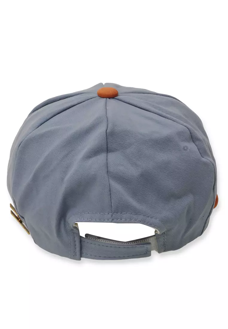 Otieno Aksesoris Fashion Topi Beret Anak Unisex Funny Design Kids Hat Material Cotton ORIGINAL - Blue