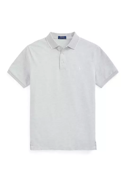 Custom Slim Textured Cotton Polo Shirt