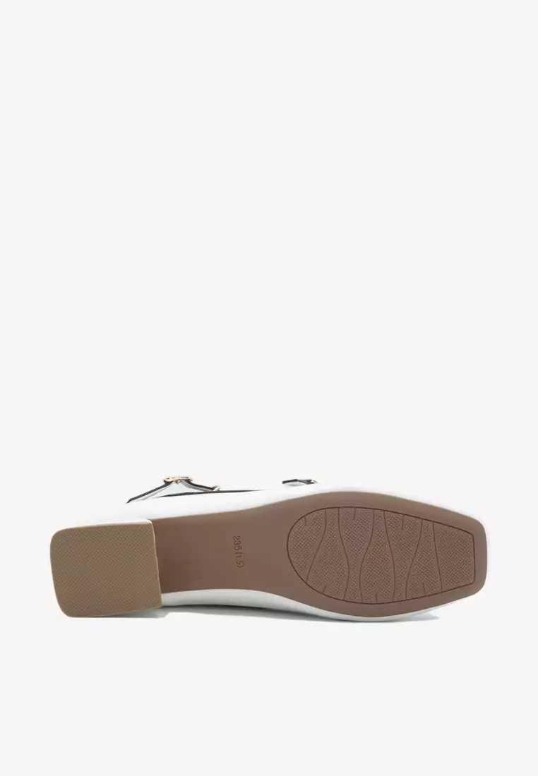 Dr. Cardin Women Luxe Mary Jane Low Block Heel L-RAK-9270