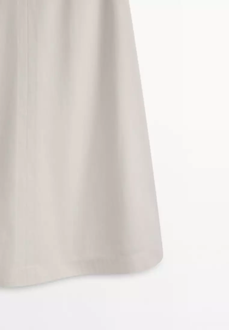Massimo Dutti Flared Skirt with Top Stitching Detail 2025