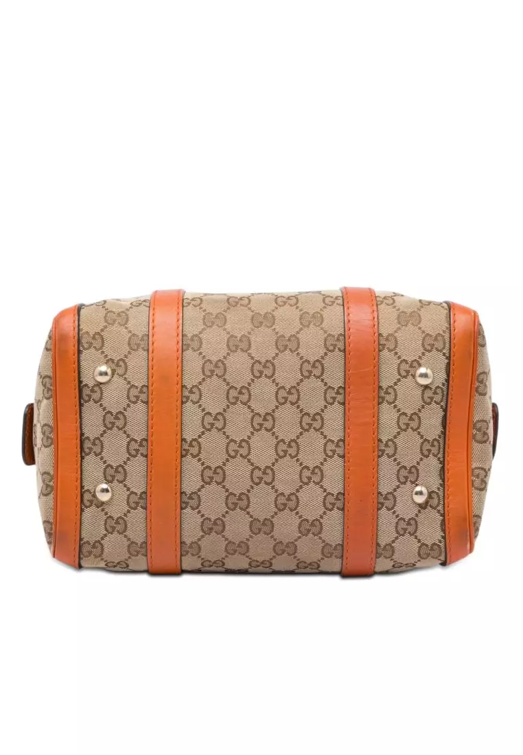 Pre-Loved Gucci Small Gg Canvas Joy Boston Bag