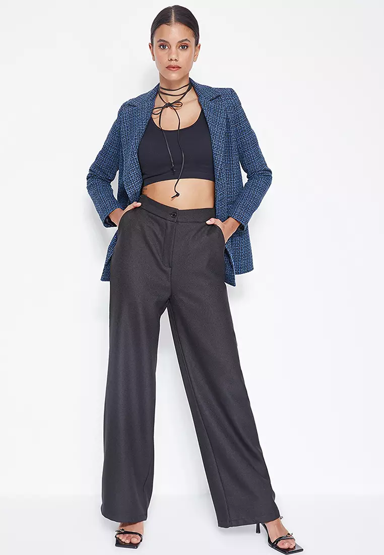 Buy Trendyol High Waist Trousers 2024 Online