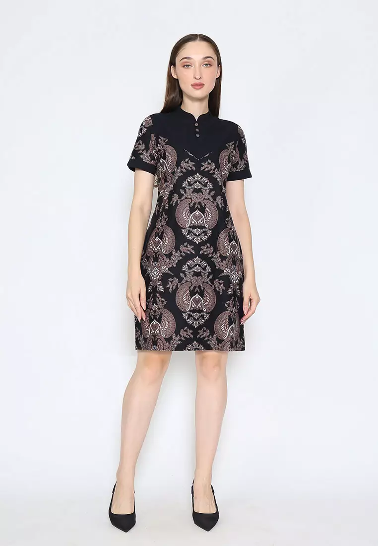 Hadinata Batik Wanita Dress Hanum Hakim