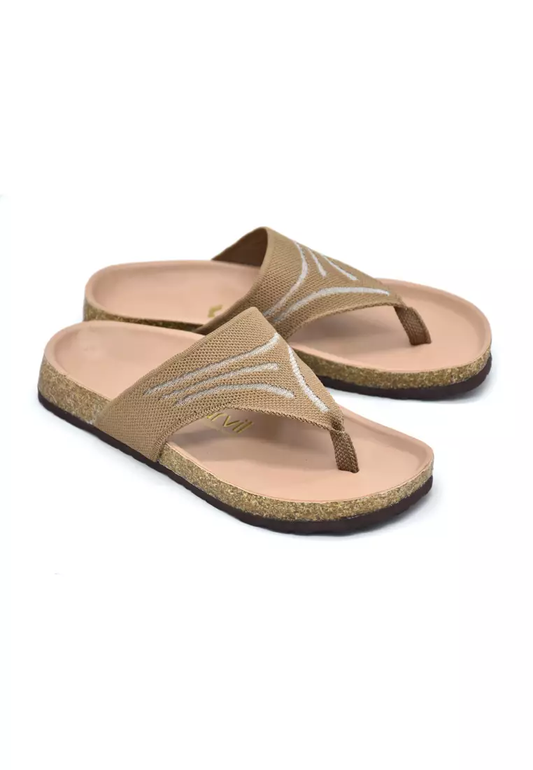 Carvil Sandal Wanita Gemmi-01 L Brown
